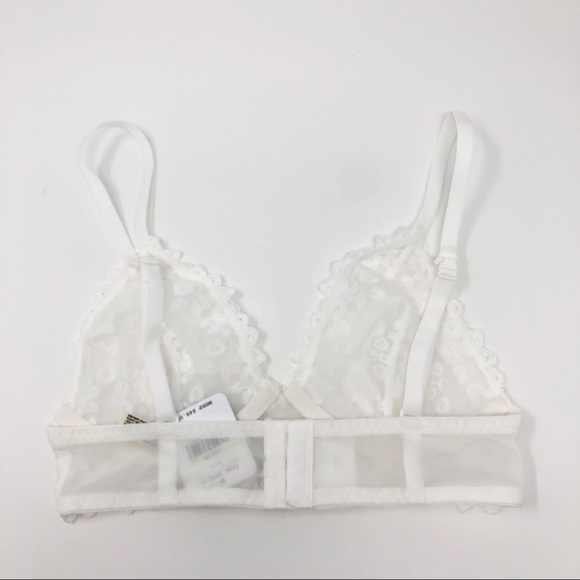 Free People Veronica Underwire Bra White 32B NWT - Picture 9 of 9